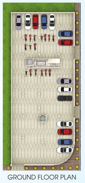  apartment Ground Floor Apartment Cluster Plan