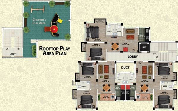  parnashree Tower 2 Cluster Plan