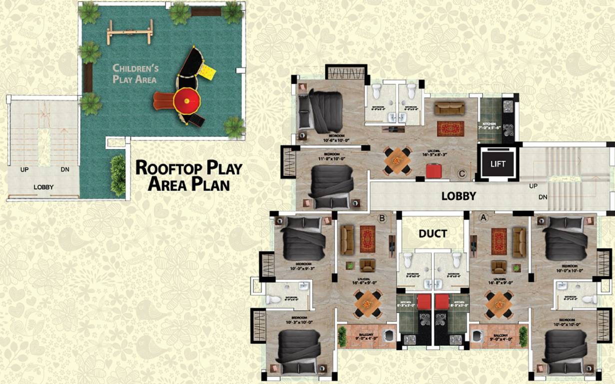  parnashree Tower 2 Cluster Plan