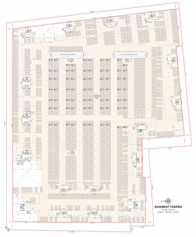  hebitat Block A   Block Q Basement Cluster Plan