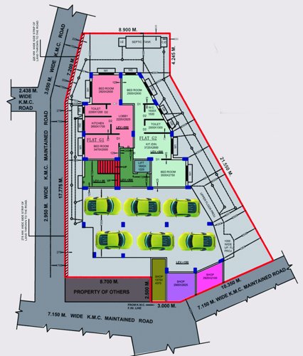  omkar-apex Omkar Apex Cluster Plan For Ground Floor