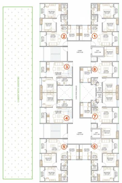  milestone-wing-d Roshan Milestone Wing D Cluster Plan
