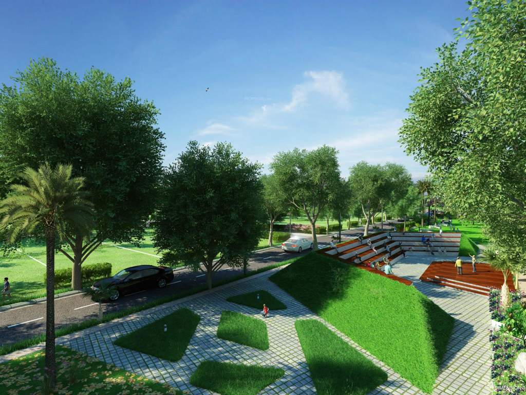  annapoorneshwari enclave Landscape Garden and Tree Planting