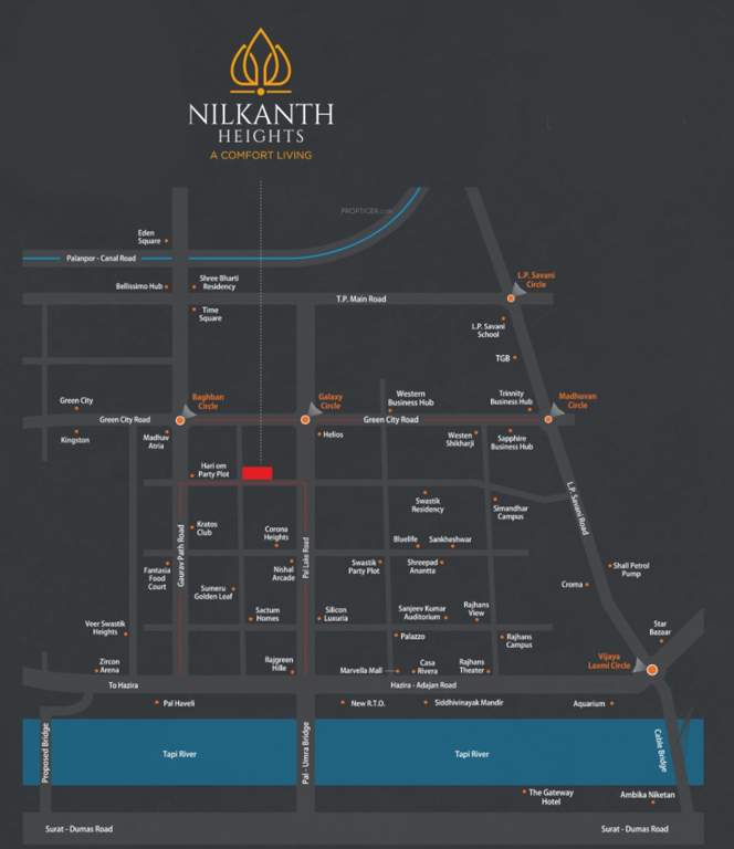  heights Location Plan