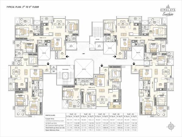  himalaya-sunshine Orchid Cluster Plan
