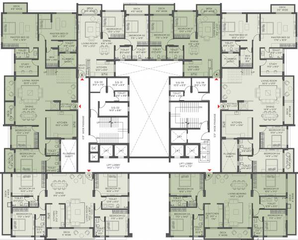 Utopia Cluster Plan For 11th Floor utopia Utopia Cluster Plan For 11th Floor