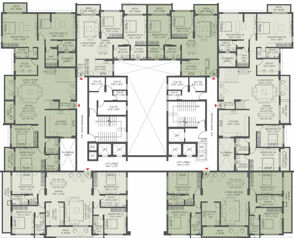  utopia Utopia Cluster Plan For 11th Floor