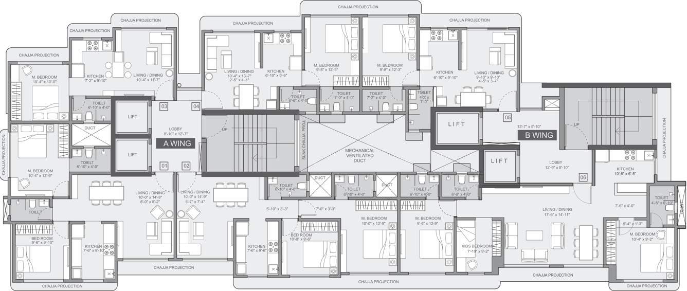  rajendra nagar swagat chsl Rajendra Nagar Swagat CHSL Cluster Plan
