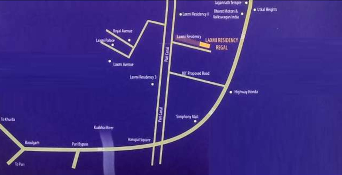  residency regal Location Plan