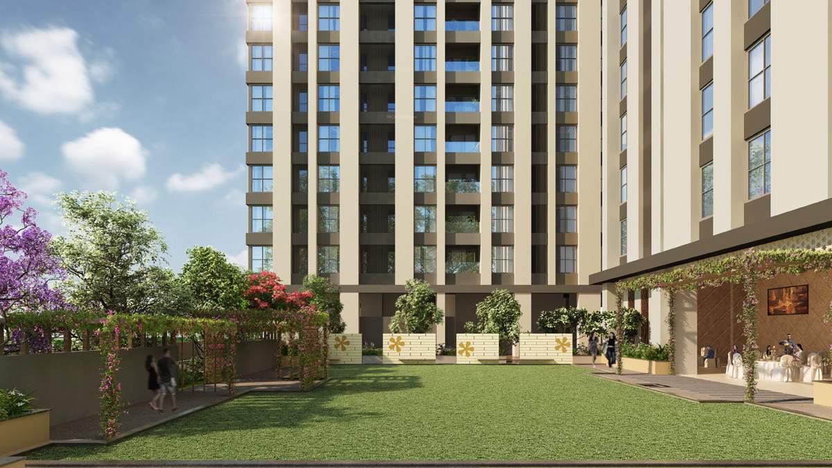  erandwane central building b2 phase 3 Landscape Garden and Tree Planting