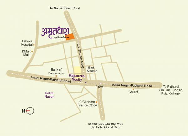  amrutdhara Location Plan