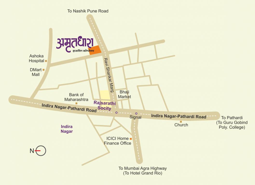  amrutdhara Location Plan