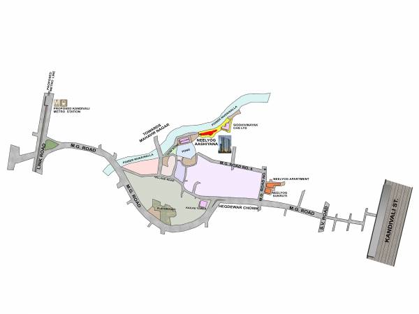 locationPlan of Neelyog Aashiyana
