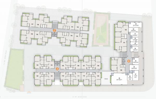  pragati-one A Wing Cluster Plan