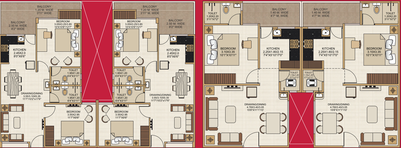 shashwat apartments Cluster Plan