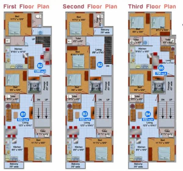  residency Residency Cluster Plan For 1st To 3rd Floor