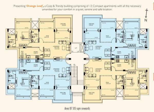  orange-leaf Cluster Plan
