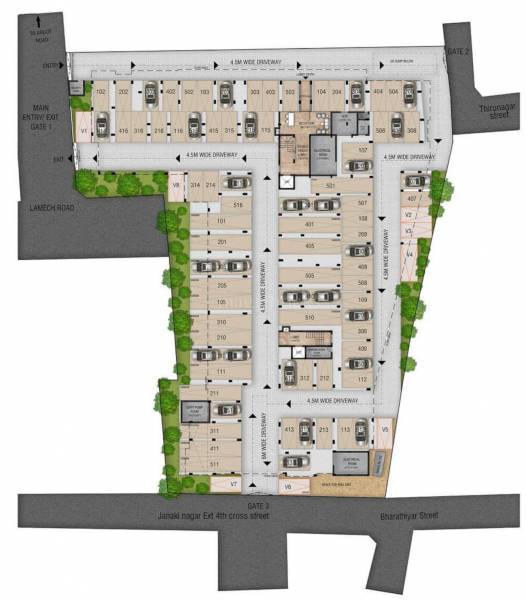  tulive-bellevue Layout Plan