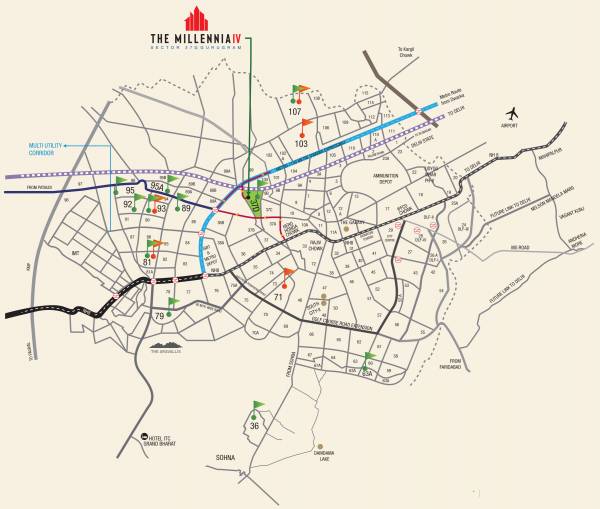  the-millennia-iv Location Plan