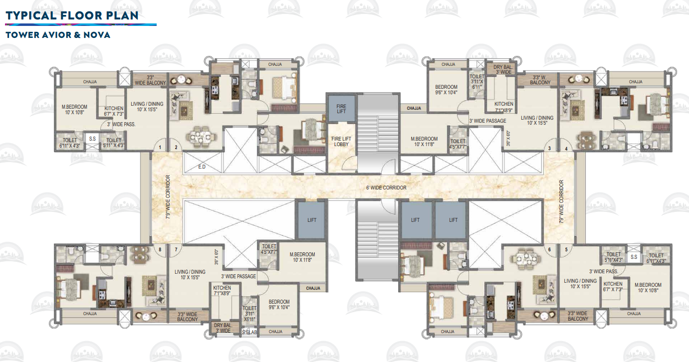  sai suncity 2 Cluster Plan