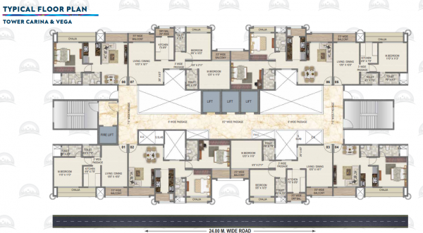 sai-suncity 4 Cluster Plan