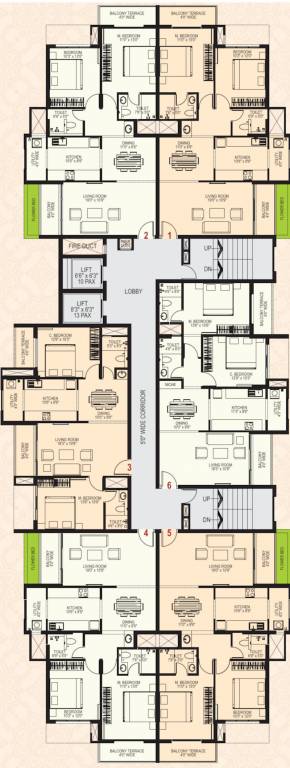  aventus Aventus Cluster Plan From 2nd To 12th Floor