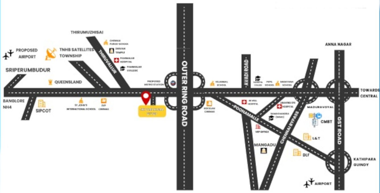  sri vari nagar Location Plan