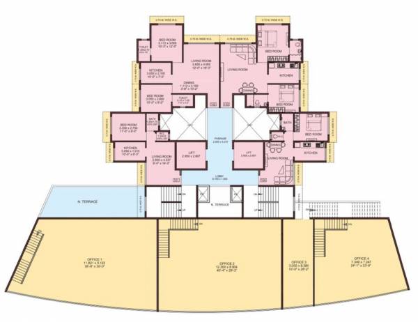  krishna-dhan Krishna Dhan Cluster Plan For 1st Floor