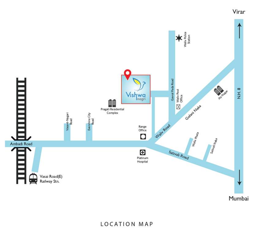  vishwa nagri building no 1 Location Plan