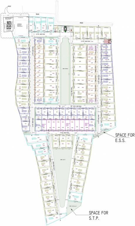  dishaa forest Layout Plan
