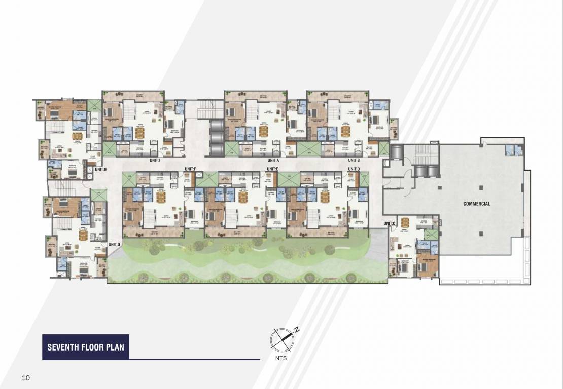  fortune tower Fortune Tower Cluster Plan for 7th Floor