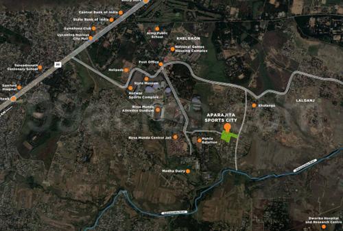  aparajita-sports-city Location Plan