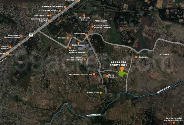  aparajita sports city Location Plan