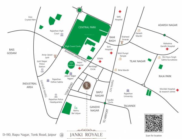  janki-royale Location Plan