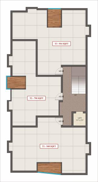  ath-moonlight ATH Moonlight Cluster Plan for 3rd Floor