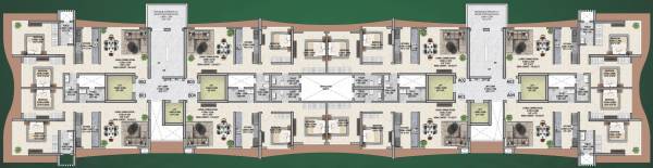  serene Block A Cluster Plan from 19th to 21th Floor