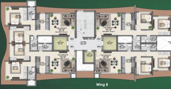  serene Block B Cluster Plan