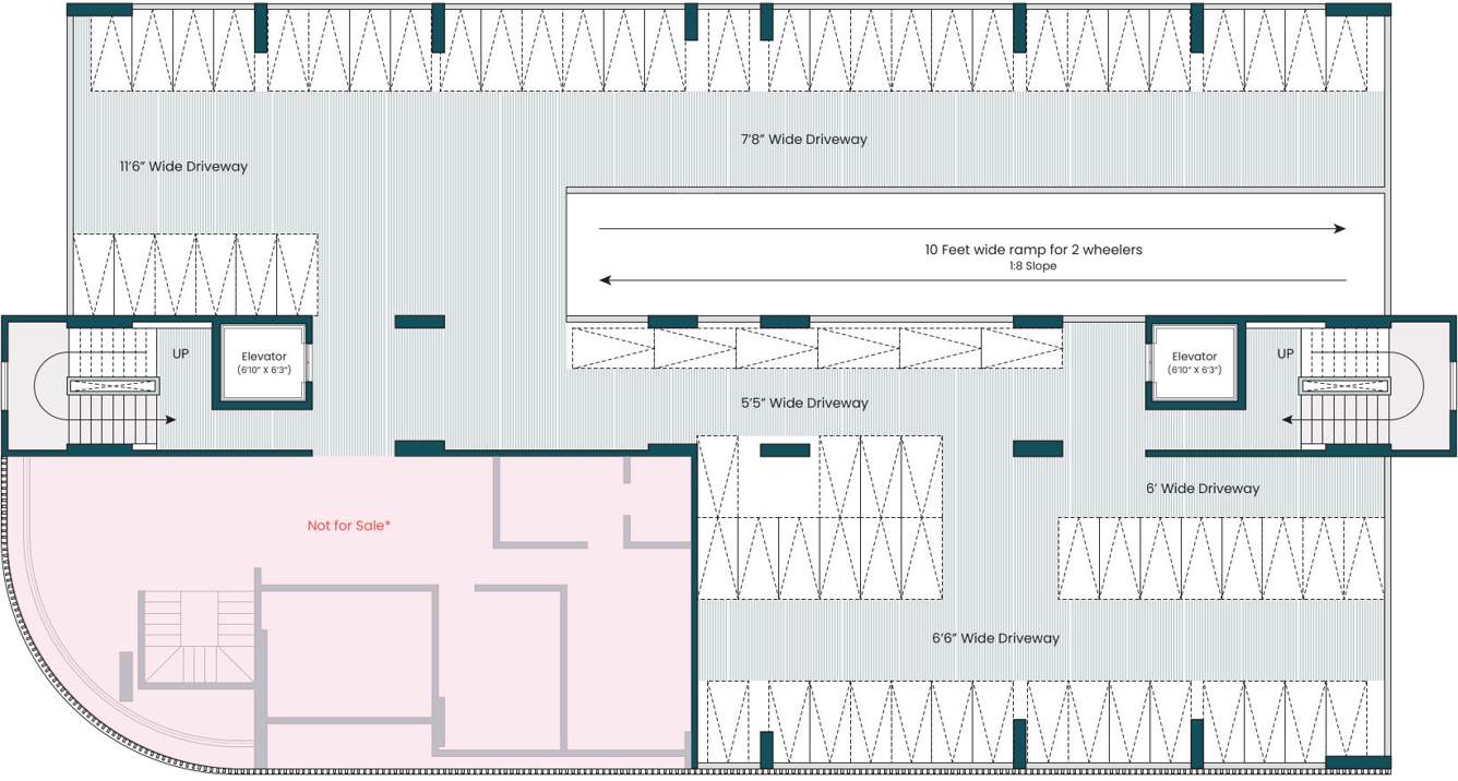  rajeshwar residancy Rajeshwar Residancy Cluster Plan For 1st Floor