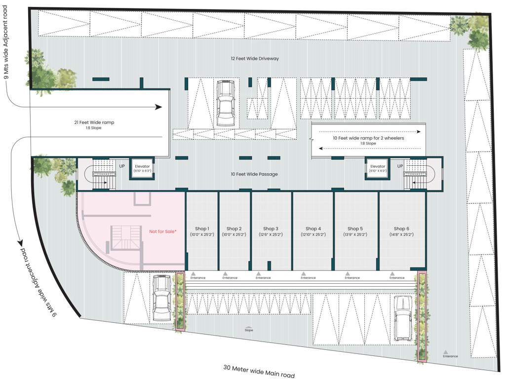  rajeshwar residancy Rajeshwar Residancy Cluster Plan For Ground Floor