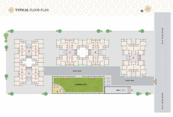  sahajanand-vatika Block A Cluster Plan