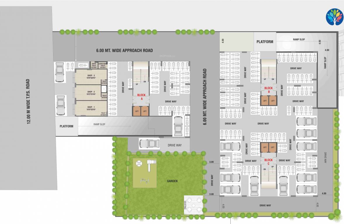  sahajanand harmony A Block Cluster Plan