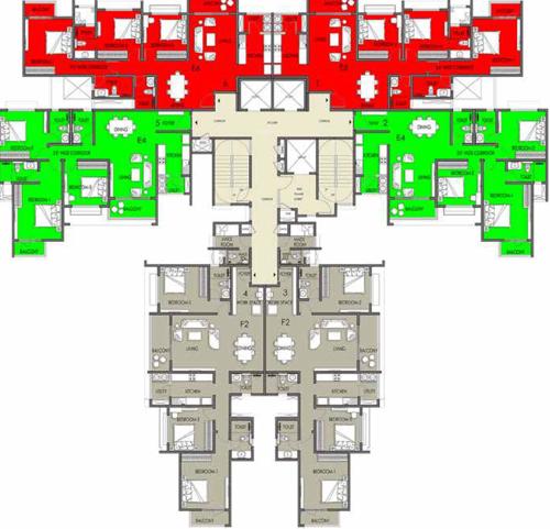  meridian-park-phase-2 Cluster Plan Building 6 Tower 3, 4, 5 & 6