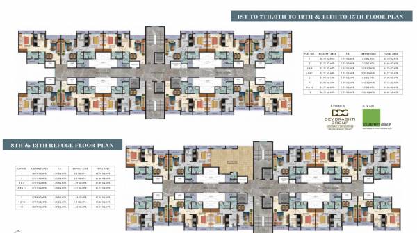  regal-square-phase-4 Tower 8 Cluster Plan from 1st to 7th Floor