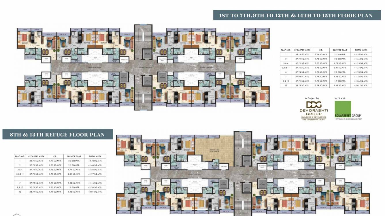  regal square phase 4 Tower 8 Cluster Plan from 1st to 7th Floor