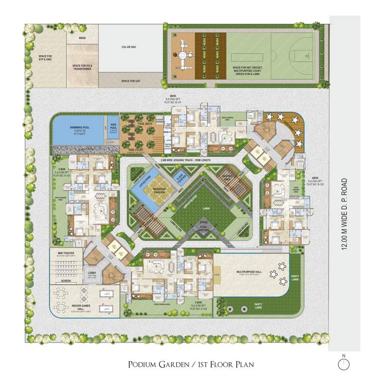  antonia the sky villa Antonia The Sky Villa Cluster Plan