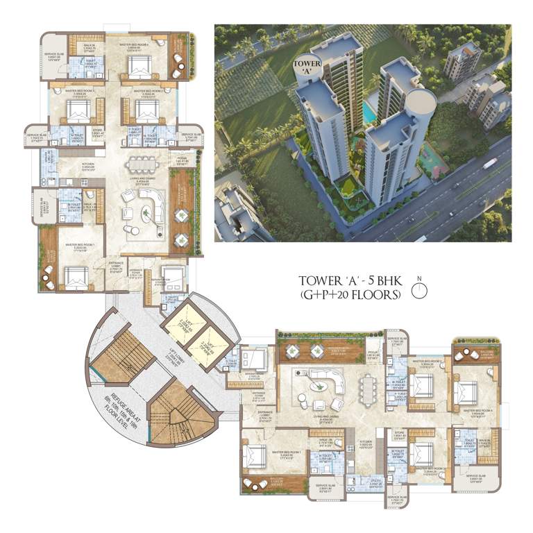  antonia the sky villa Antonia The Sky Villa Cluster Plan