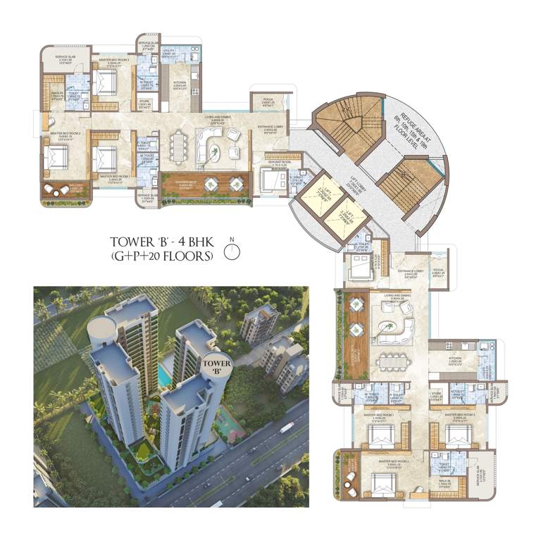  antonia the sky villa Antonia The Sky Villa Cluster Plan