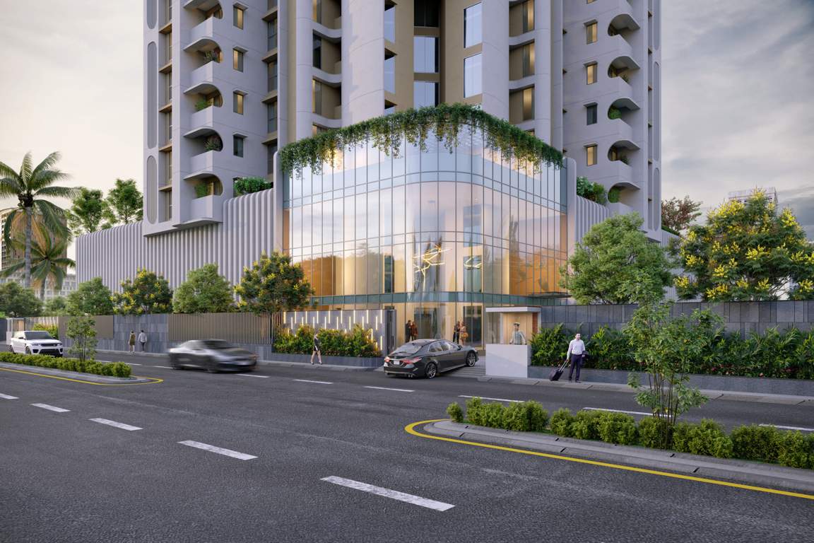  antonia the sky villa Entrance Gate Security Cabin