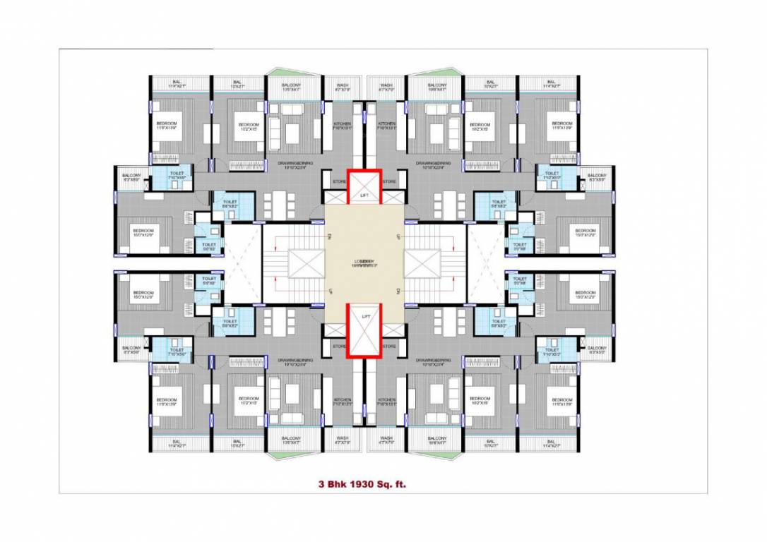  ishwari greens block b c Cluster Plan