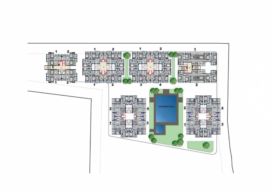  ishwari greens block b c Cluster Plan